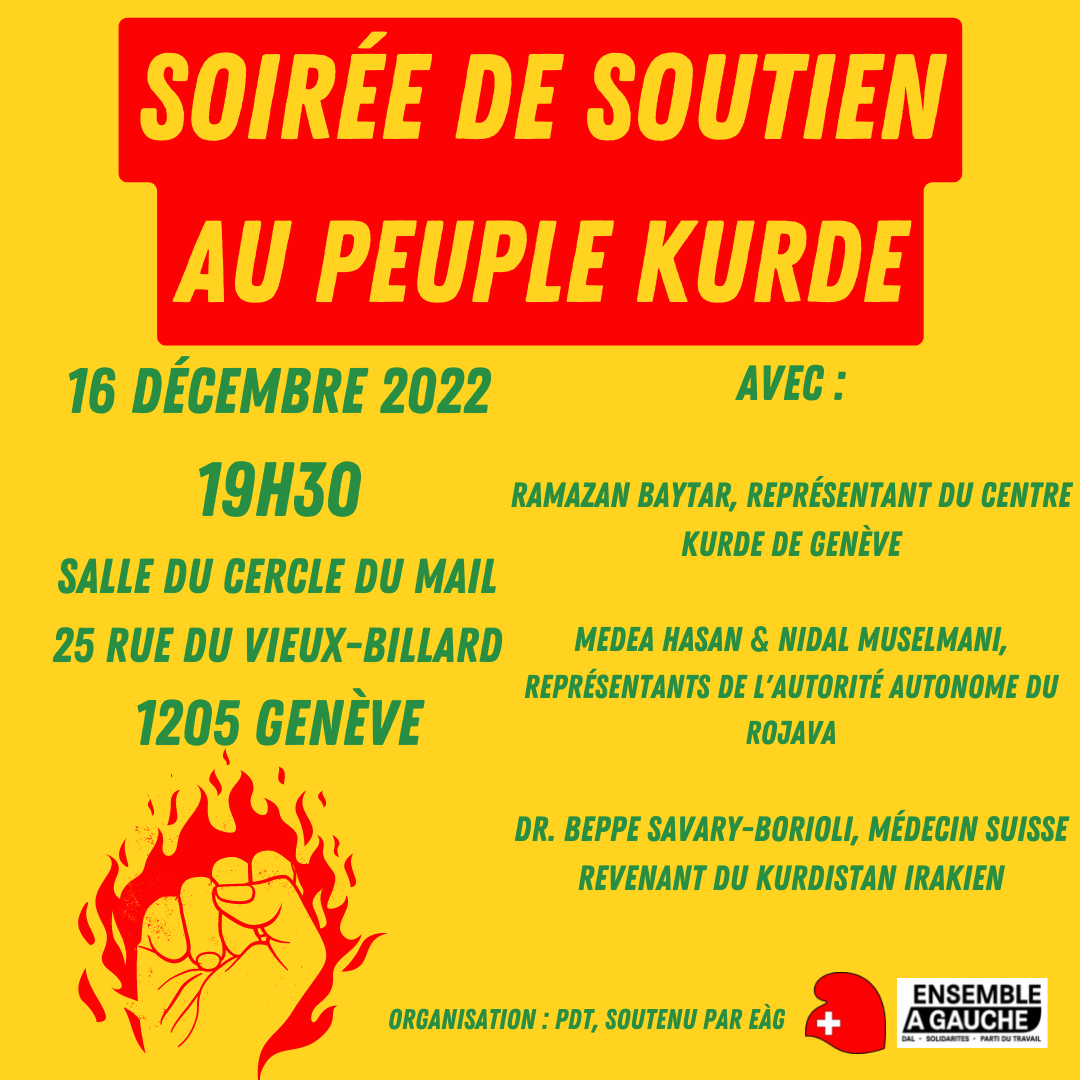 Soirée de soutien au peuple kurde