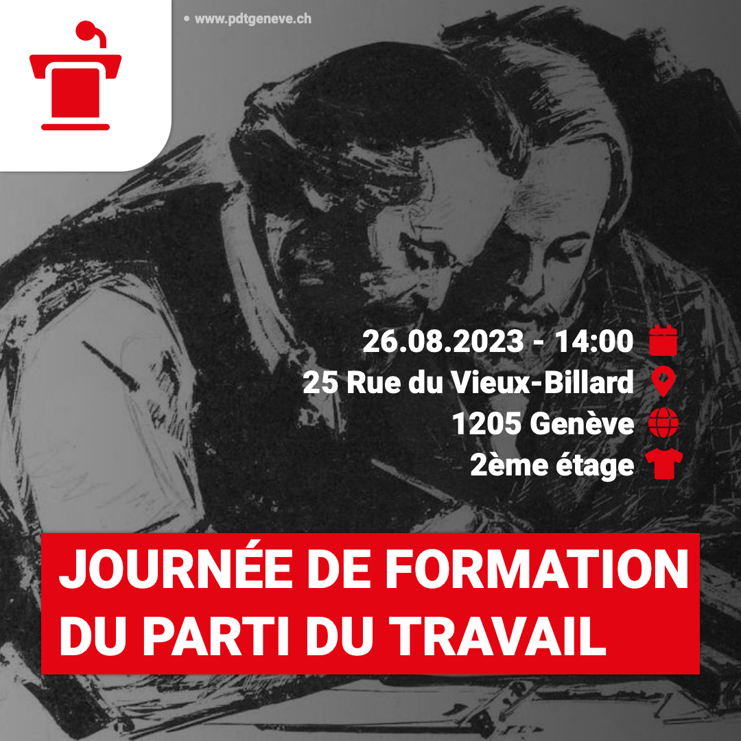 Journée de formation du Parti du Travail