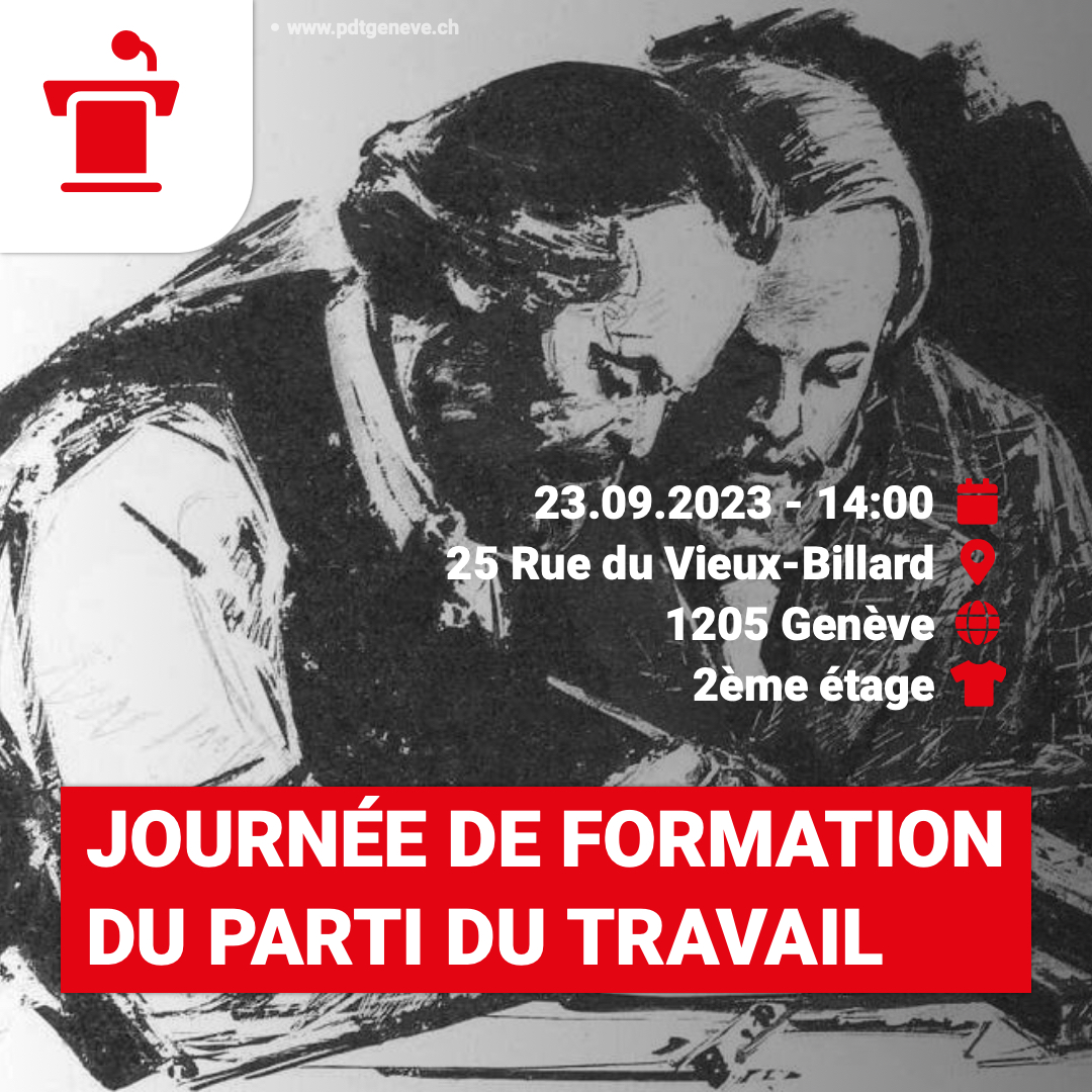 Journée de formation du Parti du Travail