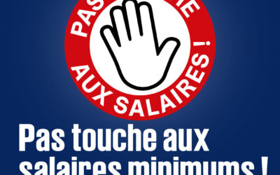 Non au démantèlement des salaires minimums cantonaux! Signez le référendum!